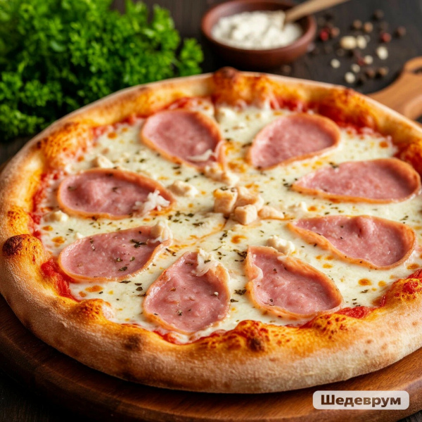 Пицца "Ветчина и сыр" 30см